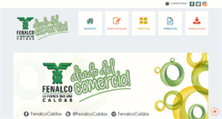Desktop Screenshot of fenalcocaldas.com