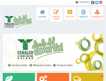 Tablet Screenshot of fenalcocaldas.com